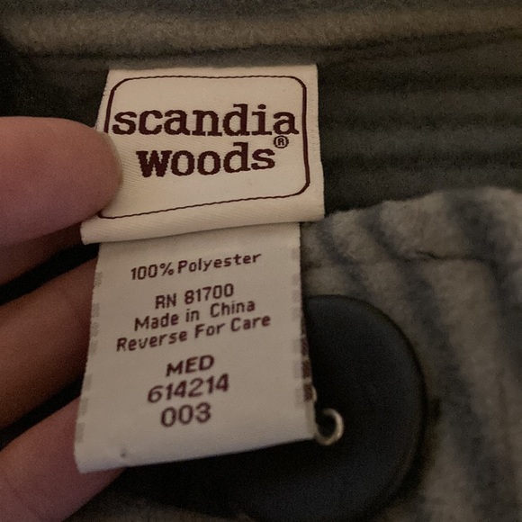 Soft jacket black and grey pleated in the back - Picture 4 of 6